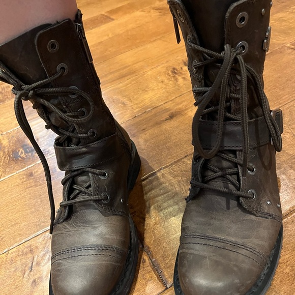 Harley Davidson Motorcycle riding brown riding boots in EUC! - Picture 5 of 16